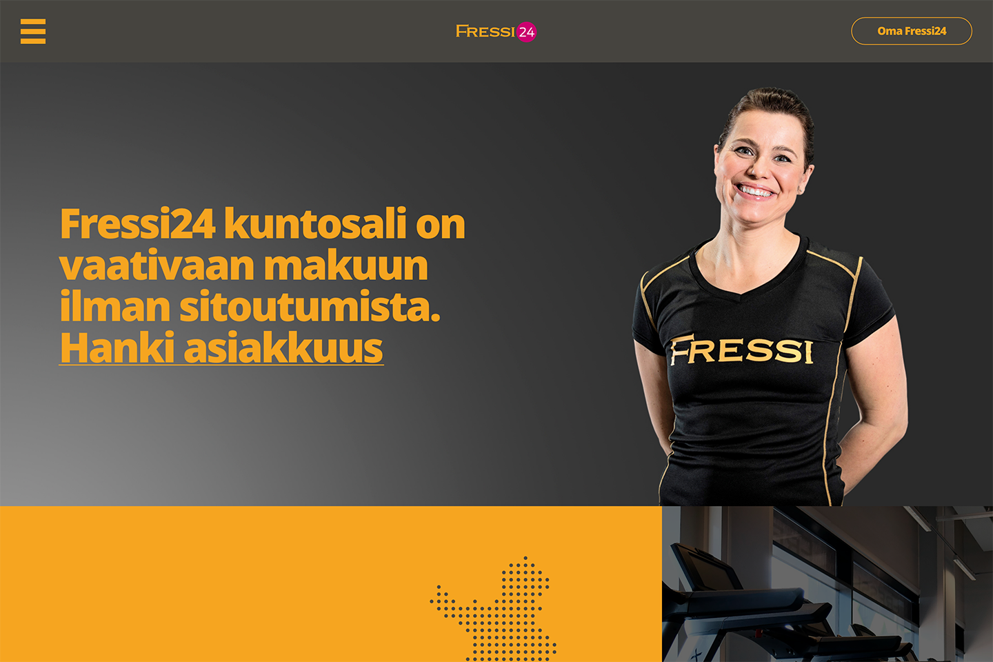 Fressi - käyttöliittymäesimerkki