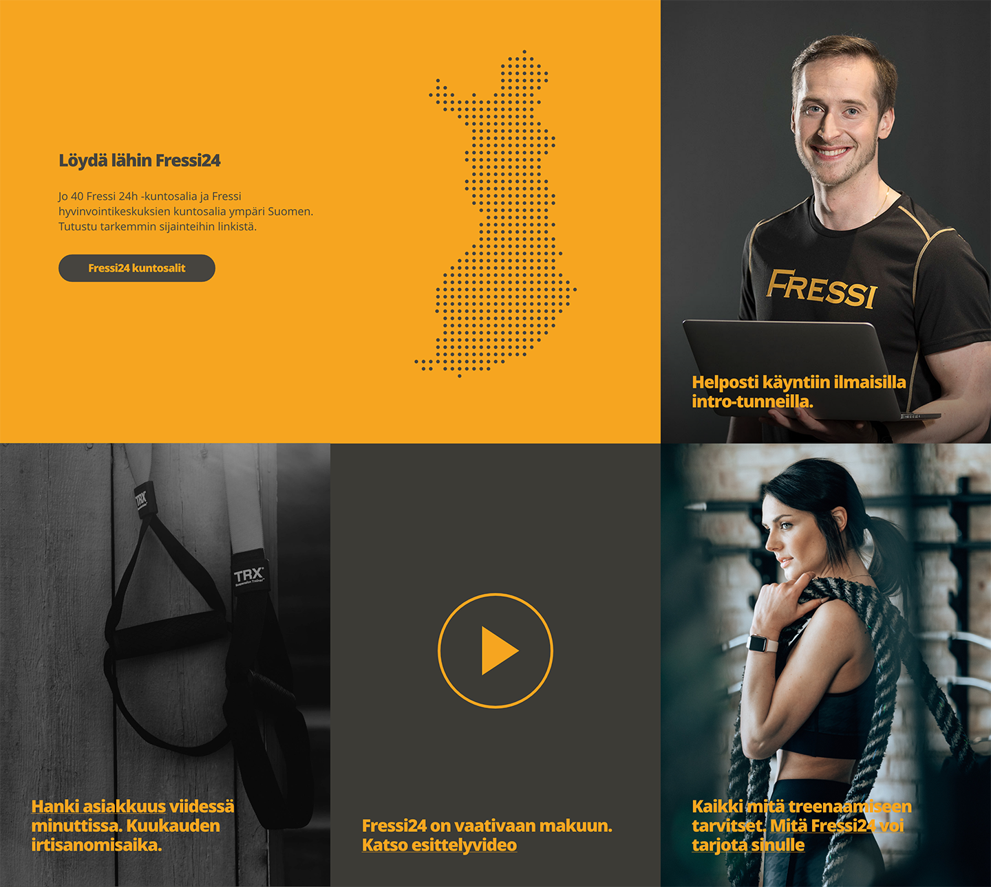 Fressi - käyttöliittymäesimerkki