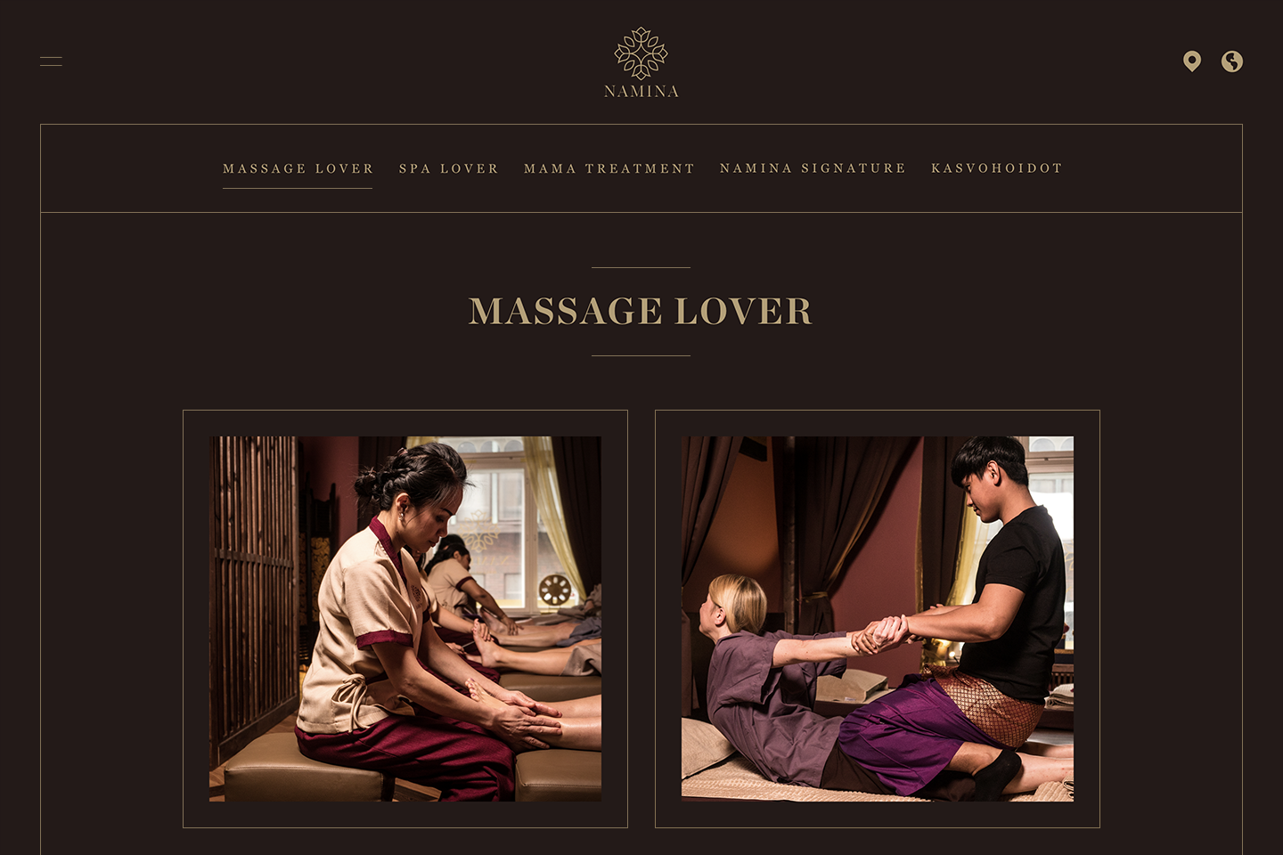 Namina - käyttöliittymäesimerkki